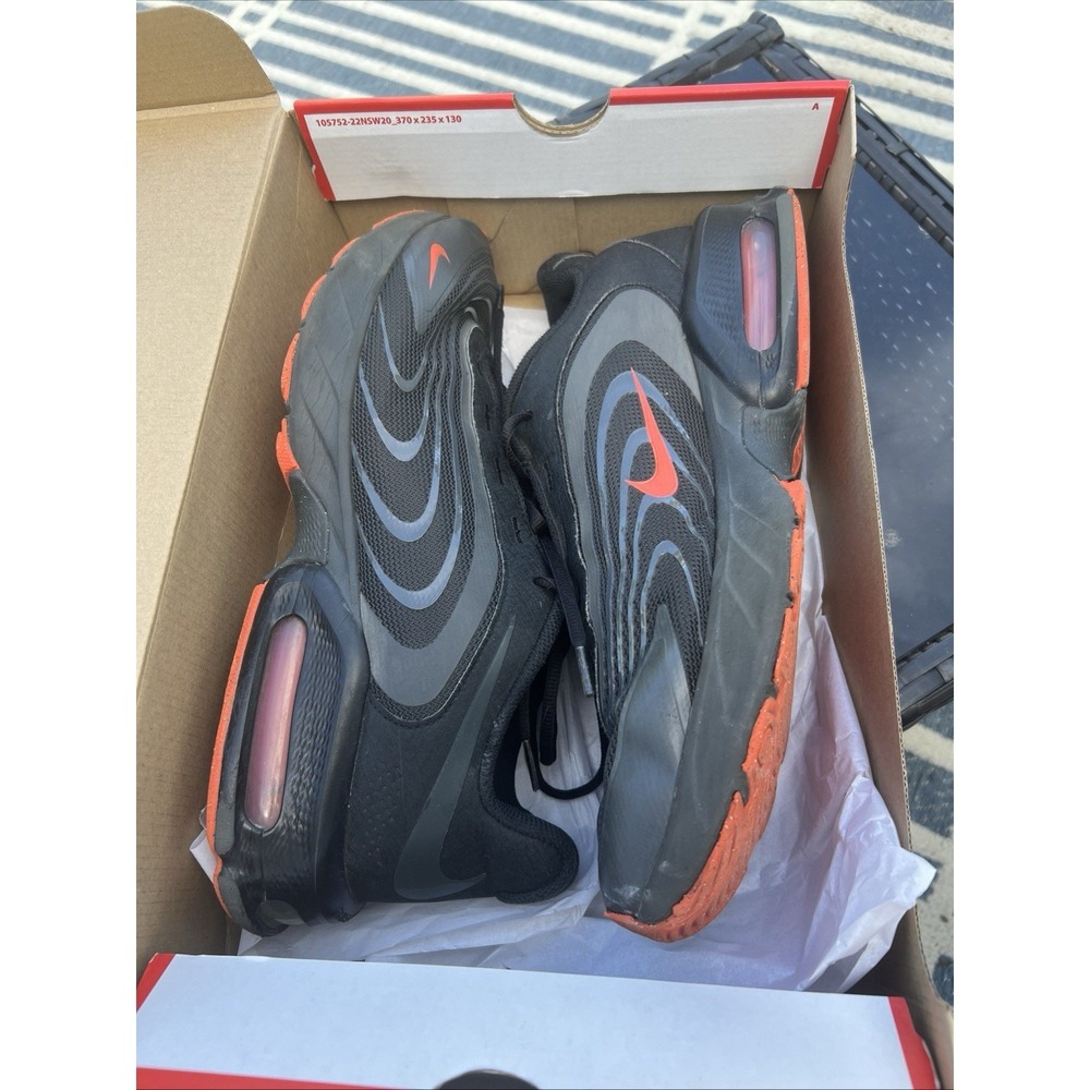 Nike Air Max Fire Anthracite Orange Black Men's Size 13 Sneakers IF2621-005